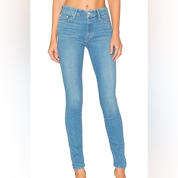 MOTHER Denim - MOTHER The Looker High Rise Skinny Jeans in Chill
